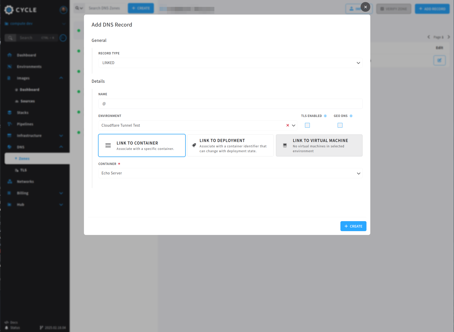 Configure DNS Record