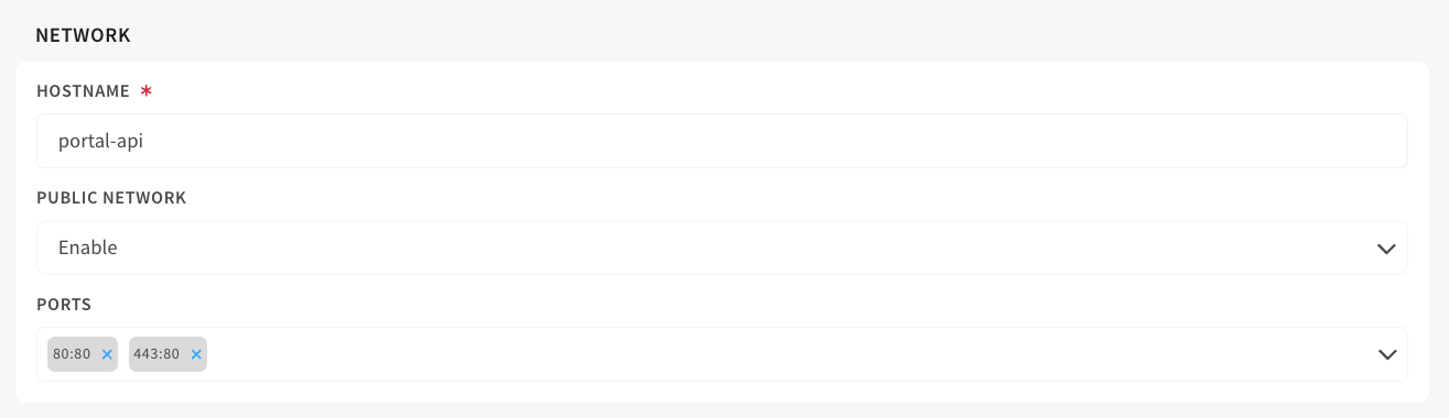 network configuration