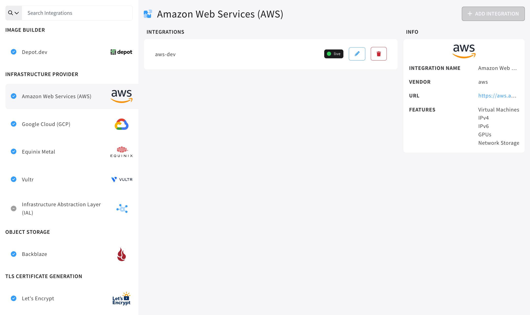 Hub Integrations