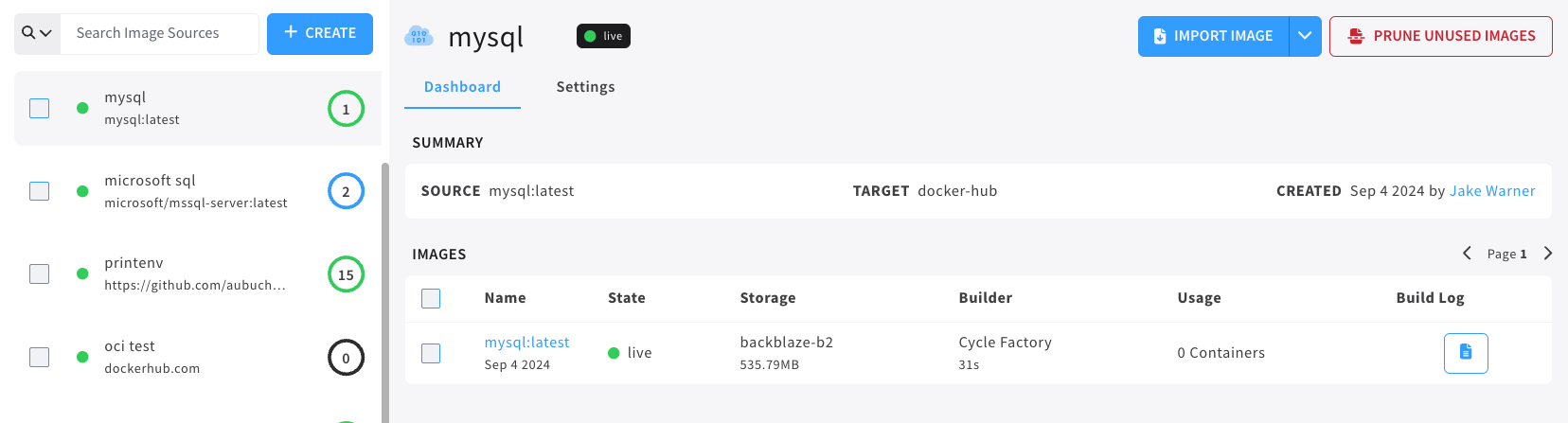 image source dashboard